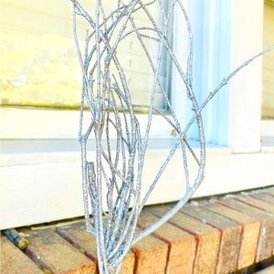*Silver Glitter Vine Bundle 14”